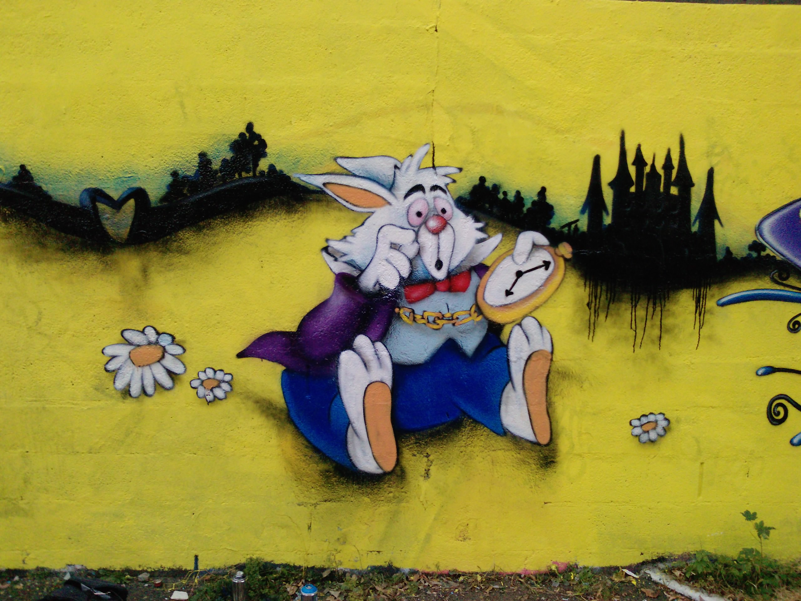 Alice aux pays des merveilles - graffiti