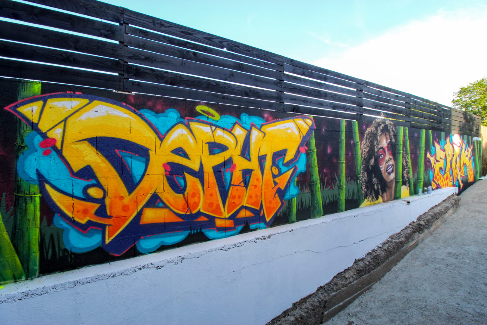 Depht graffiti