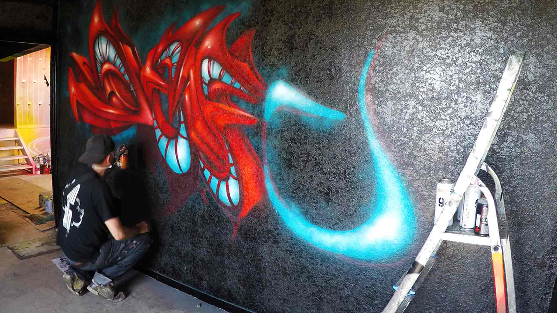 graffiti en 3d deft