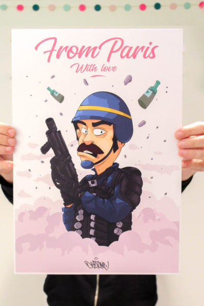 poster From Paris - Print