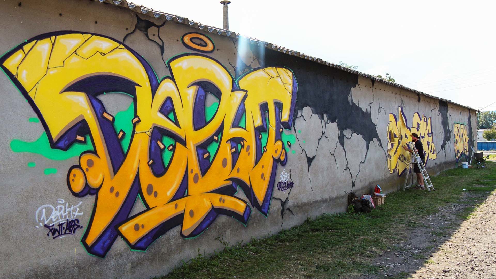 photo de graffiti - deft