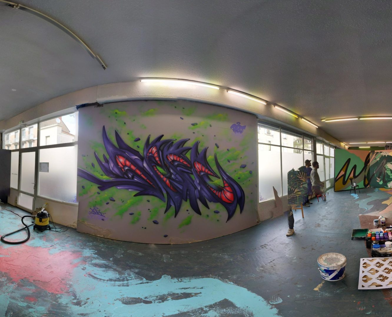 Lettrage graffiti 3d - Deft