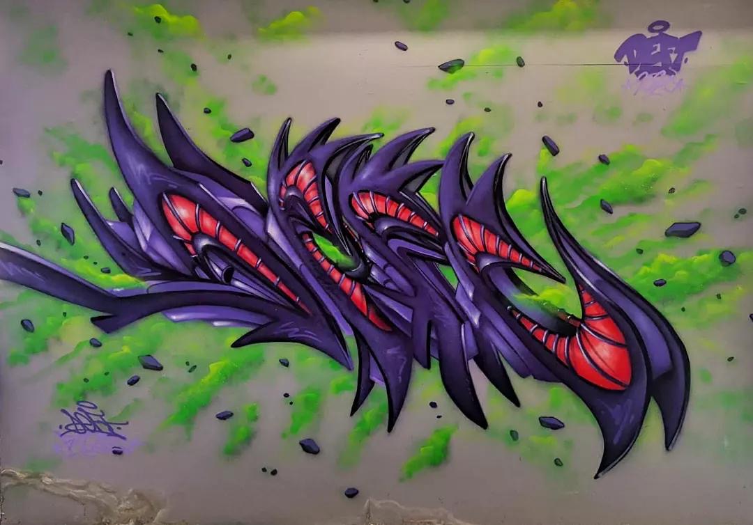 Le soute - fresque graffiti - deft