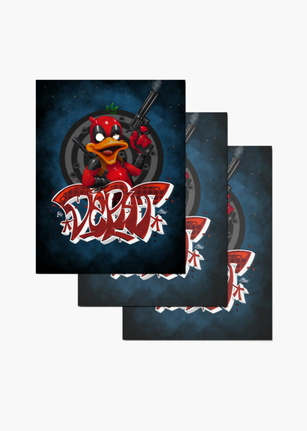 Stickers Deadpool Duck