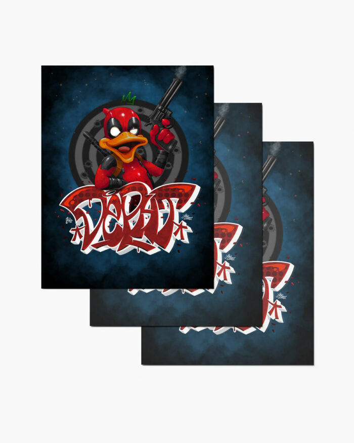 Stickers Deadpool Duck