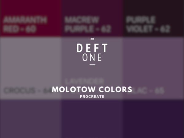 Molotow Colors for Procreate